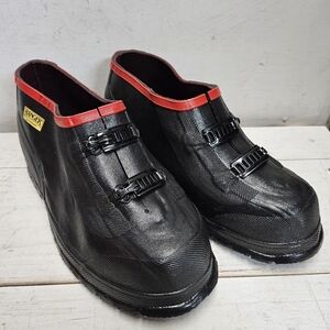 RANGER by Honeywell 5"H Two Buckle Rubber Overboots like new ~ mens size 10